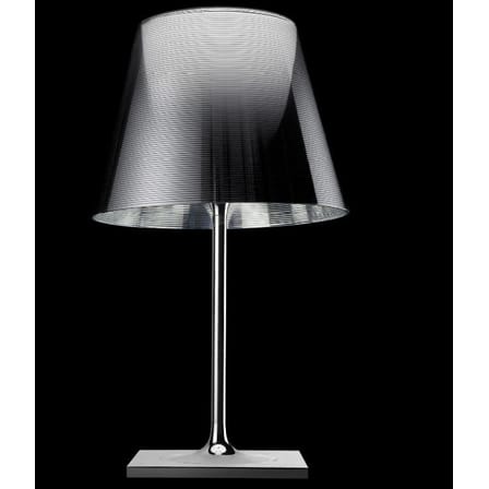 Lampe de table K Tribe T1 métal plastique gris / H 56 cm - Flos