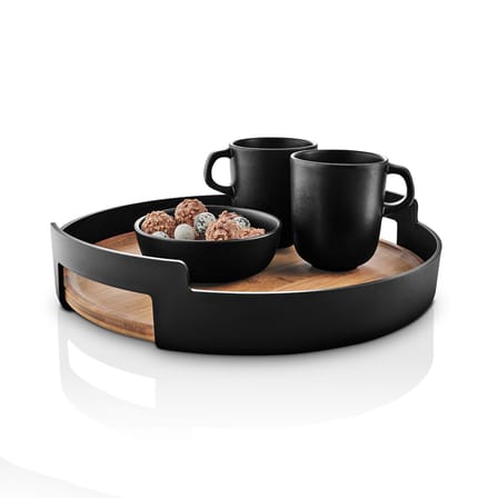 Plateau Nordic Kitchen bois naturel / Ø 35 cm - Eva Trio