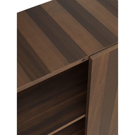 Ablage Post holz natur / L 92 x H 134 cm -  Handgefertigte Einlegearbeiten - Ferm Living