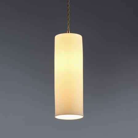Suspension Olympia n°4 céramique blanc / Ø 8,5 x H 25 cm - Serax
