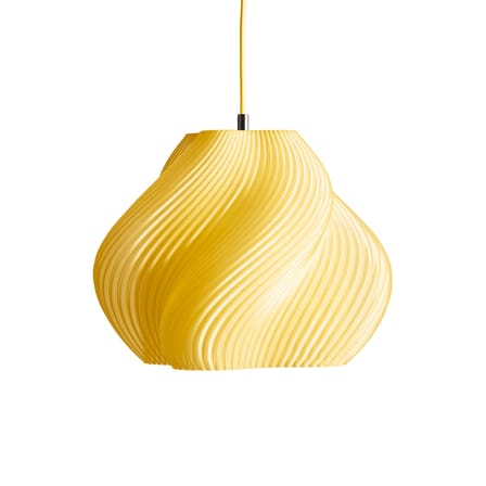 Suspension Soft Serve 02 jaune / Ø 31 x H 25 cm - CRÈME ATELIER
