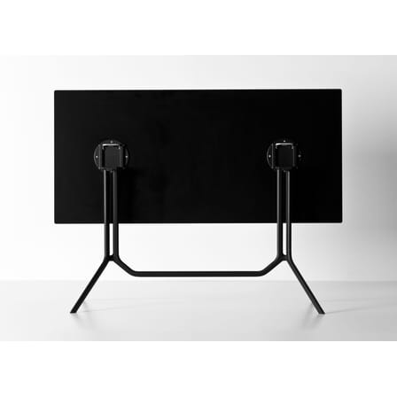 Table pliante Poule double blanc / 120 x 60 cm - HPL - Kristalia