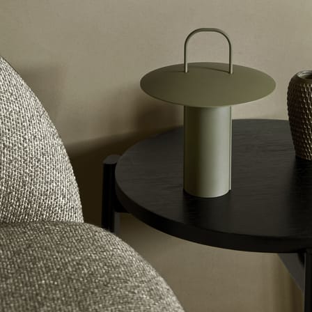 Ray Wireless rechargeable outdoor lamp metal green / Ø 21 x H 23.5 cm - Metal - Audo Copenhagen