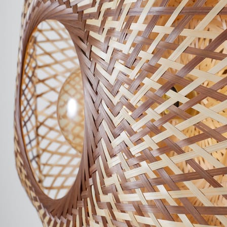 Applique avec prise Madura / Ø 87 cm - Bambou - GOOD&MOJO