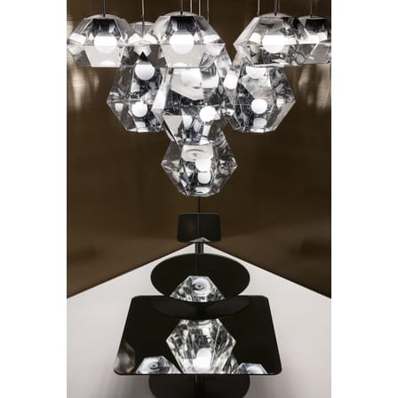 Flash Coffee table glass black / Glass - Ø 60 x H 40 cm - Tom Dixon