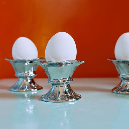 Set de 4 coquetiers New Classics céramique - HK LIVING