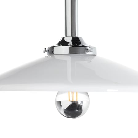 Wandleuchte mit Stromkabel Hanging Lamp n°3 metall silber / H 135 x B 137,5 cm - valerie objects