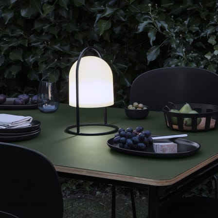 Lampada solare da esterno LED Small materiale plastico bianco / Ø 18,5 x H 30 cm - Ricarica solare o mini-USB - Eva Solo