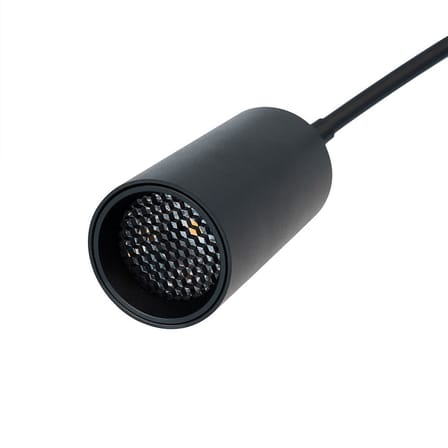 Lampadaire Fox métal noir / LED - H 225 cm / Pivotant & orientable - Nemo