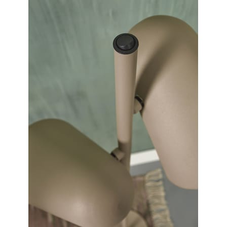Lampadaire Salamanca métal beige / 2 spots orientables - It's about Romi