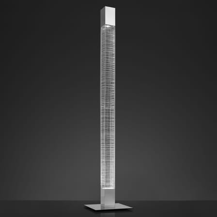 Lampadaire Mimesi LED métal transparent / Bluetooth - H 193 cm - Artemide