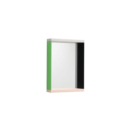 Miroir mural Colour Frame - Small bois vert / 38,5 x 48 cm - Vitra