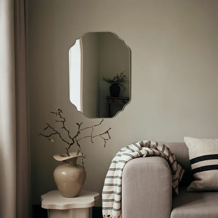 Miroir mural Lulu / 50 x 70 cm - BROSTE COPENHAGEN