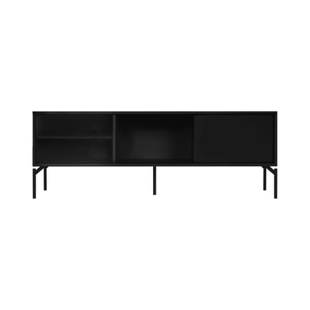 Mobile TV Met legno nero / L 160 x H 60 cm - NOO.MA