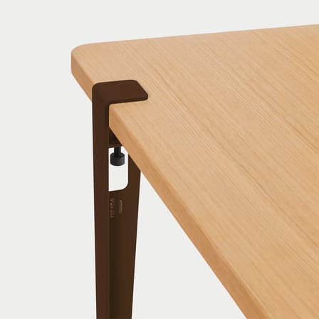 Pied avec fixation étau by Uchronia / H 75 cm - Pour créer table & bureau - TIPTOE
