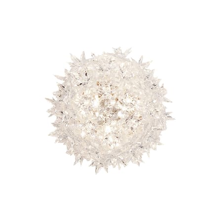 Applique Bloom plastique transparent / Plafonier - Ø 28 cm - Kartell