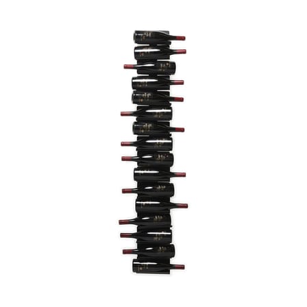 Porte-bouteilles mural Ptolomeo Vino métal noir / H 150 cm - Opinion Ciatti