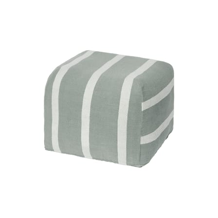 Pouf Sigrid tissu vert - BROSTE COPENHAGEN
