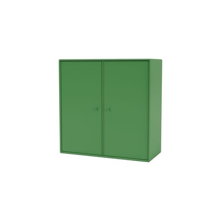 Rangement mural Cover Cabinet bois vert / L 69.6 x P 30 x H 69,6 cm - 2 portes - MONTANA