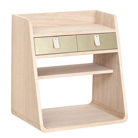 Rangement mural Suzon bois naturel / L 36 x H 39 cm - Chêne - Hartô