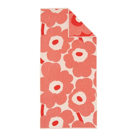 Serviette de bain Unikko orange / 70 x 150 cm - Marimekko