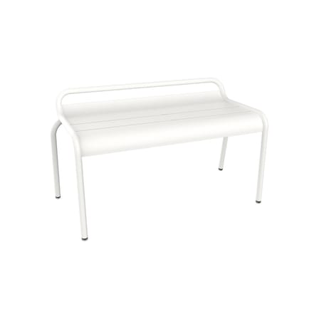 Luxembourg Stackable bench metal white / Compact - 2 seater / L 90 cm - Fermob