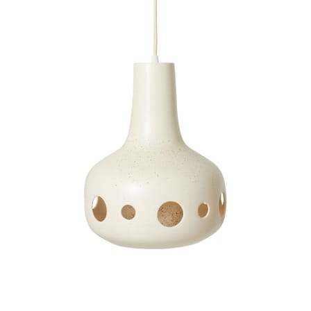 Suspension Dangle céramique blanc / Ø 24 x H 31.5 cm - HK LIVING