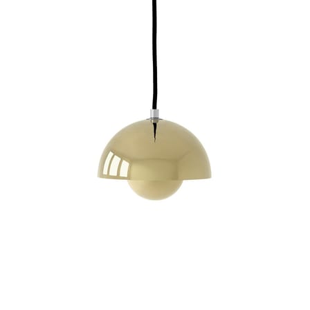 Suspension Flowerpot VP10 métal or / Ø16 cm - By Verner Panton, 1969 - &tradition