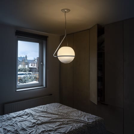 Suspension Tonda Large verre métal / Ø 33 cm - Foscarini