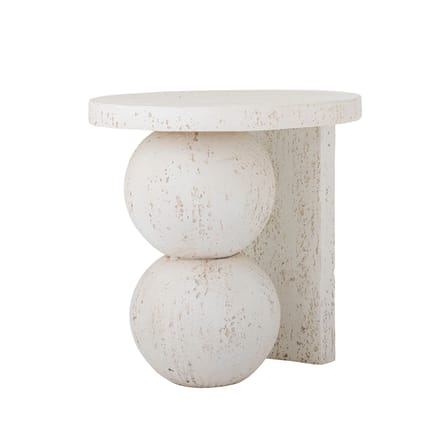 Table d'appoint Tally / Ø 46 x H 46 cm - Résine effet pierre - Bloomingville