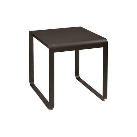 Table rectangulaire Bellevie métal marron / 74 x 80 cm - Fermob