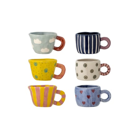 Set de 6 tasses Nini céramique - Bloomingville