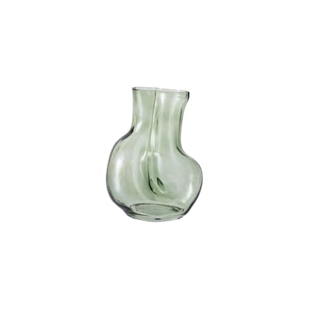 Vase Gleam verre vert / H 22 cm - HK LIVING