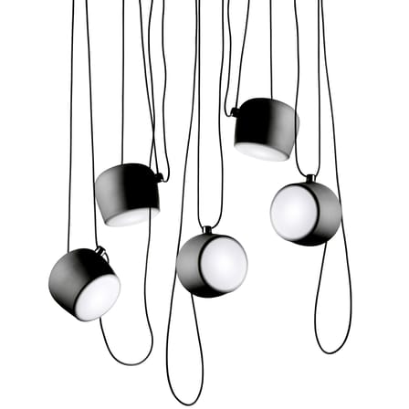 Accessoire  métal noir / Rosace multiple pour connecter jusqu'à 5 suspensions AIM & AIM SMALL - Flos