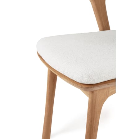 Accessoire Outdoor tissu blanc beige / Coussin assise pour chaise de jardin Bok - Ethnicraft