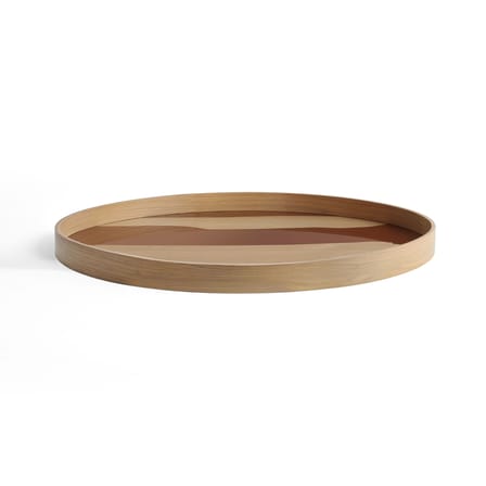 Accessorio  legno marrone / Piano Second Nature Ø 61 cm - Per tavolini estraibili Ø 62 cm - Ethnicraft