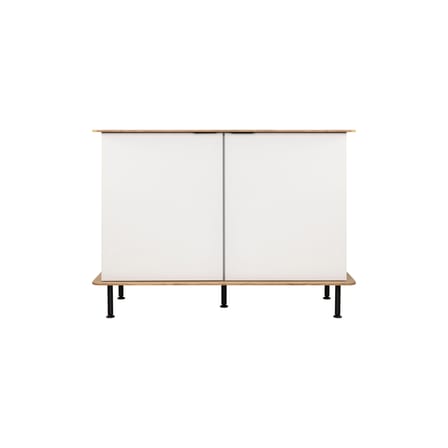 Buffet Suumo bois gris / L 120 x P 50 x H 88 cm - NOO.MA