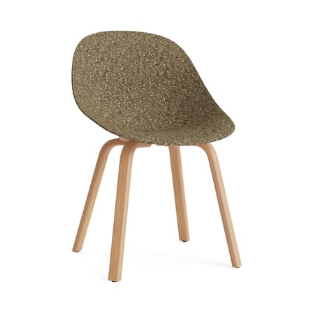 Chaise Mat / Algue marine  - Pieds hêtre - Normann Copenhagen