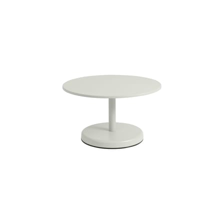 Couchtisch Linear metall grau / Ø 70 x H 40 cm - Muuto