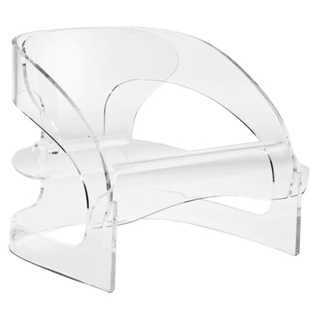 Fauteuil 4801 plastique transparent / by Joe Colombo - Édition Limitée et numérotée - Kartell