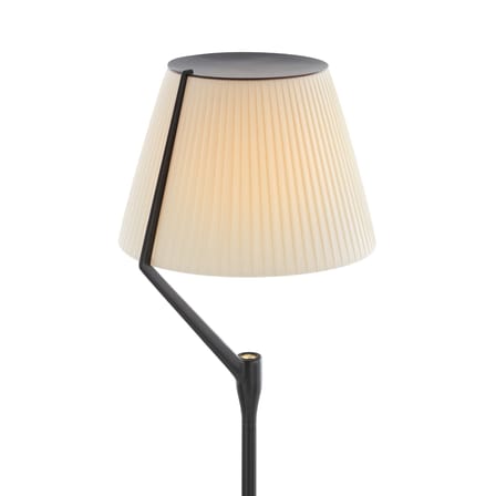 Lampadaire Angelo Stone LED  / H 173 cm - Tissu plisssé - Kartell