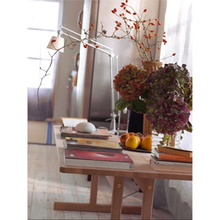 Lampadaire Superarchimoon métal tissu gris / H 214 cm - Flos