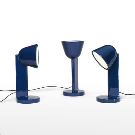 Lampe de table Céramique Down céramique bleu / Ronan Bouroullec - Fabriqué à la main - Flos