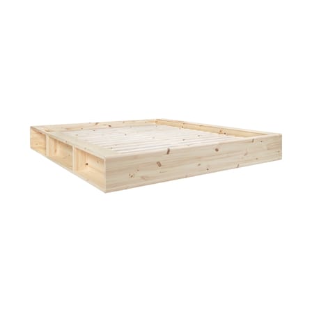 Lit double Ziggy / Pour matelas 140 x 200 cm - Rangements intégrés - KARUP DESIGN
