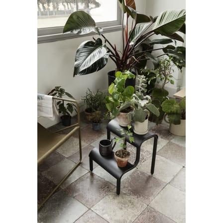 Marchepied Up Step métal noir / L 34 x P 35 x H 36 cm - Ferm Living