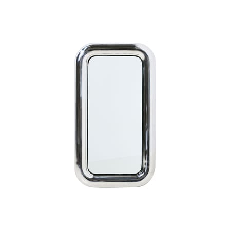 Miroir mural Chubby métal argent / 45 x 80 cm - HK LIVING