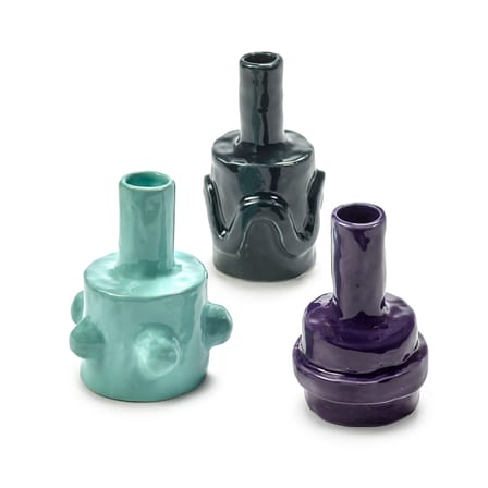 Set de 3 mini vases Molly 02 multicolore - Serax