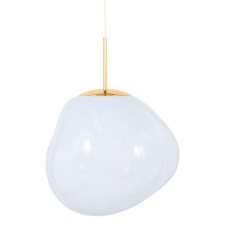 Melt LED Pendant plastic material white / Ø 50 cm - Tom Dixon