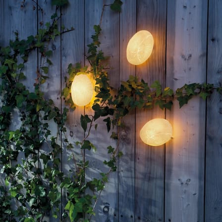Applique d'extérieur Còdol LED / Plafonnier - Porcelaine aspect pierre - Carpyen