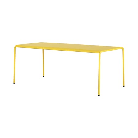 Panorama Rectangular table metal yellow / 190 x 90 cm - 8 places - TIPTOE